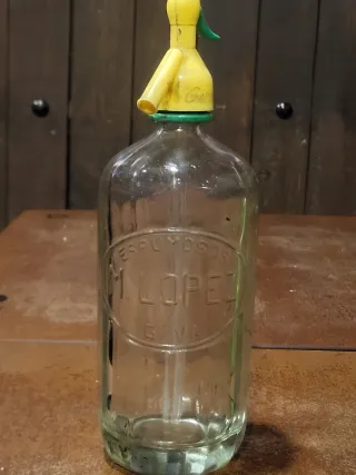 Sifón antiguo M. Lopez Espumosos