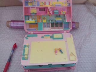 juguete pollypocker disco casette ribbon eater de