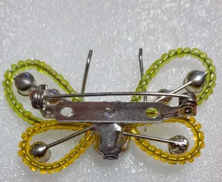 Broche Mariposa con Piedras