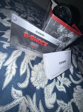 Reloj Casio G-Shock Negro con Garantía de 3 años