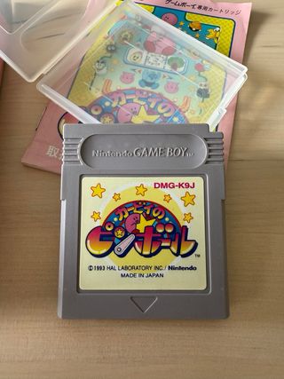 Kirby Pinball Game Boy JAP