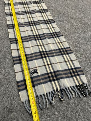 Bufanda Burberry Cachemira Gris Multicolor