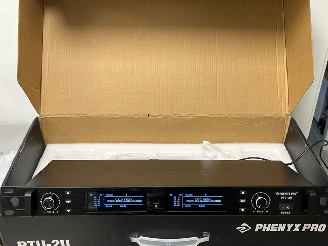 Phenyx Pro PTU-2U Sistema Microfono Wireless