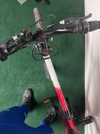 Bicicleta de Montaña TOPBIKE Roja y Blanca