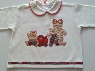 Maglietta bimba orsetti Natale