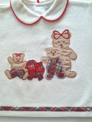 Maglietta bimba orsetti Natale