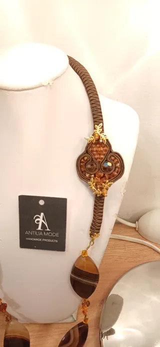 Collana Soutache Pietre Dure Antilia Mode