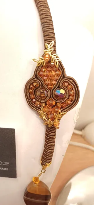 Collana Soutache Pietre Dure Antilia Mode