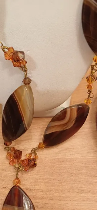 Collana Soutache Pietre Dure Antilia Mode