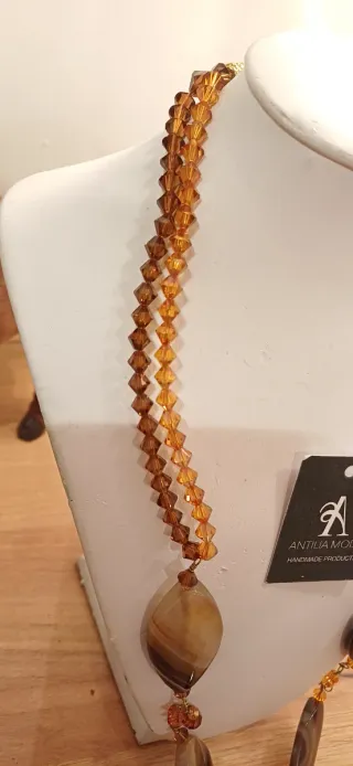 Collana Soutache Pietre Dure Antilia Mode