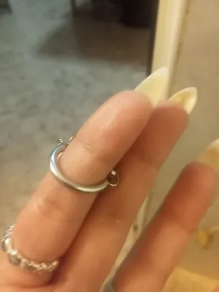 Anillo Tous Perla Plata