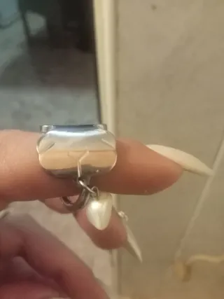 Anillo Tous Perla Plata