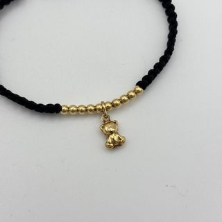 Pulsera macrame de oro 18kt