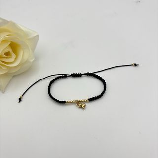 Pulsera macrame de oro 18kt