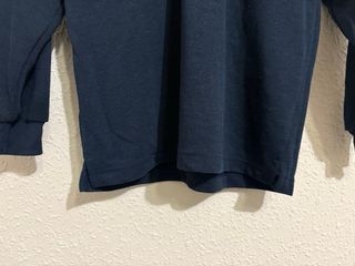 Polo manga larga niño/ unisex azul marino Talla 10