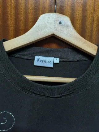 Camiseta manga larga Vértice con bordado