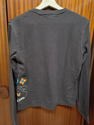 Camiseta manga larga Vértice con bordado