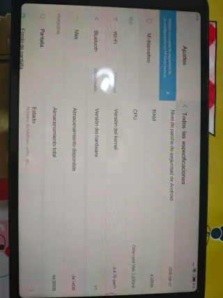 Xiaomi Mi Pad 4 Negro