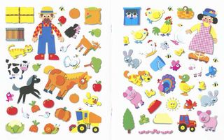 Aprende inglés con pegatinas (euskera, 3-5 años)