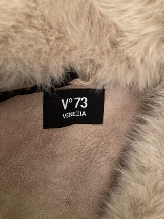 Chaleco pelo V73 Beige Talla S-M