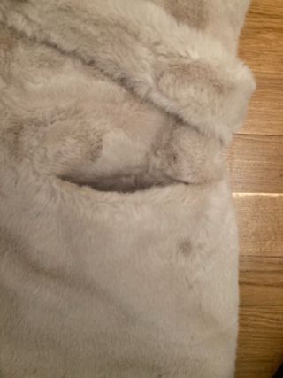 Chaleco pelo V73 Beige Talla S-M