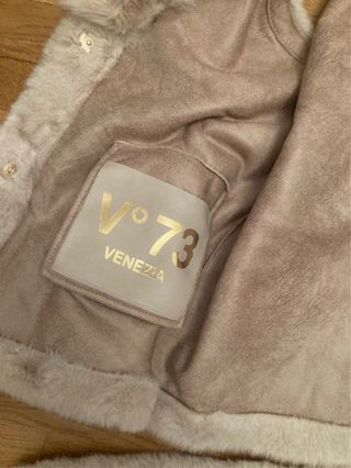 Chaleco pelo V73 Beige Talla S-M