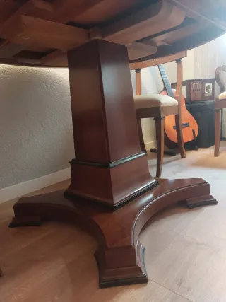 Mesa comedor extensible madera maciza