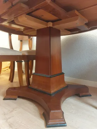 Mesa comedor extensible madera maciza