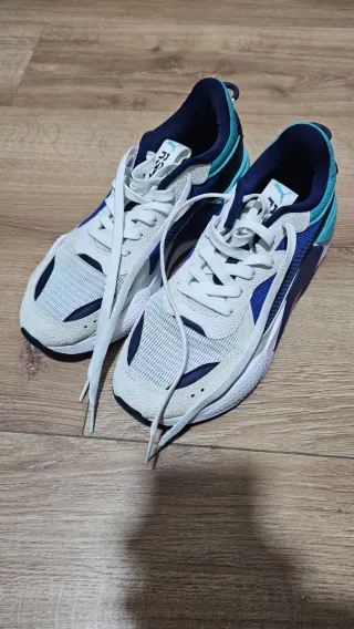 Zapatillas Puma RS-X Azul y Blanco