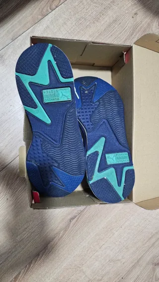 Zapatillas Puma RS-X Azul y Blanco