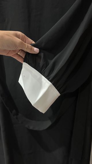 Vestido Karl Lagerfeld negro y blanco