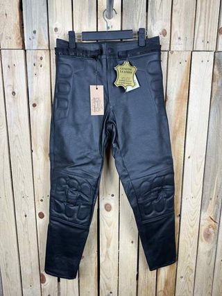 PANTALON T-S DE CUERO PARA MOTO GARIBALDI 1