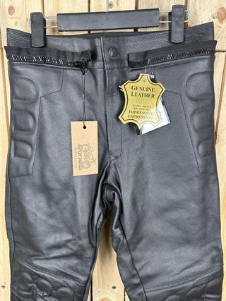 PANTALON T-S DE CUERO PARA MOTO GARIBALDI 1