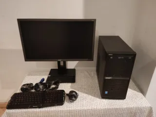 Lote Ordenador PC: Monitor, Teclado y Ratón VER!