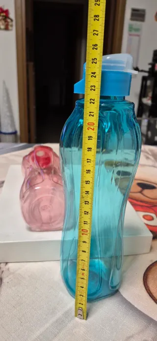 Set 2 Bottiglie Acqua Rosa e Blu