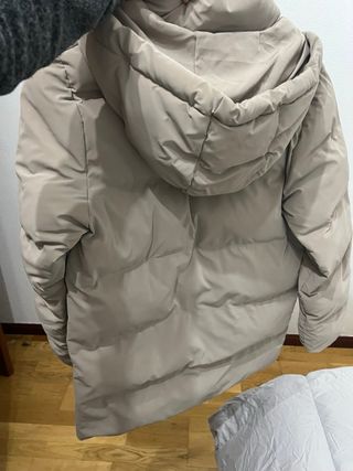 Plumas Zara Mujer Beige