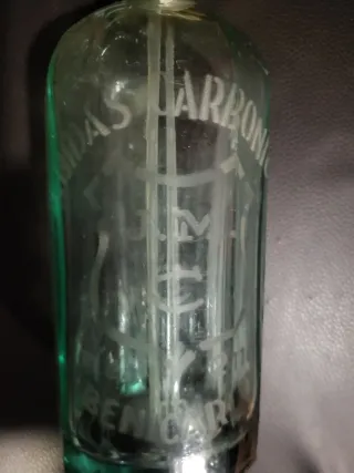 Sifón antiguo Benicarló cabeza plomo