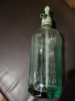 Sifón antiguo Benicarló cabeza plomo