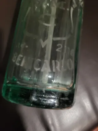 Sifón antiguo Benicarló cabeza plomo