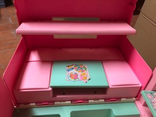 Caravana Barbie Rosa y Blanca