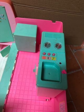 Caravana Barbie Rosa y Blanca