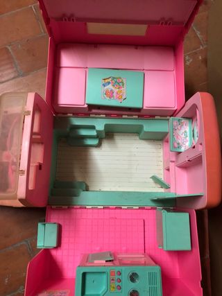Caravana Barbie Rosa y Blanca