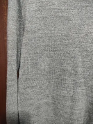 Jersey gris cuello alto talla S