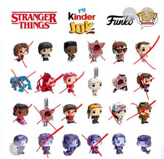 Intercambio Figuras Kinder Joy Stranger Things
