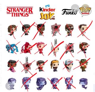 Intercambio Figuras Kinder Joy Stranger Things