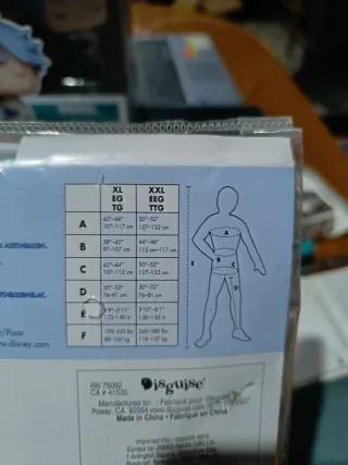 Disfraz Buzz Lightyear Adulto Talla XL