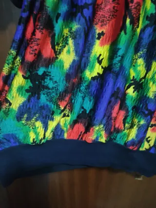 Blusa Seda Multicolor Talla M