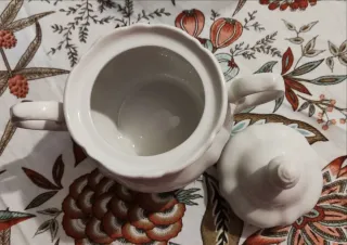 Azucarero Pontesa España Porcelana Blanca