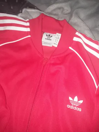 Chaqueta Adidas Essentials Talla XL Roja