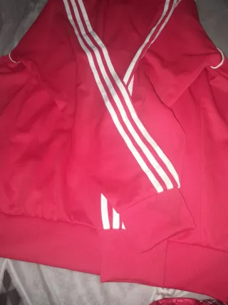 Chaqueta Adidas Essentials Talla XL Roja